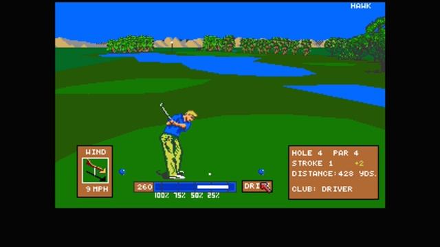 PGA Tour Golf - 1991 - Commodore Amiga ( 9 Holes Gameplay) смотреть онлайн