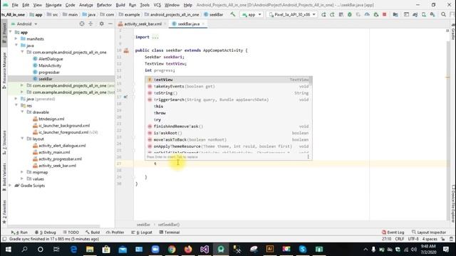 How we implement seek bar in android studio.?|Learn For Knowledge|2020 смотреть онлайн
