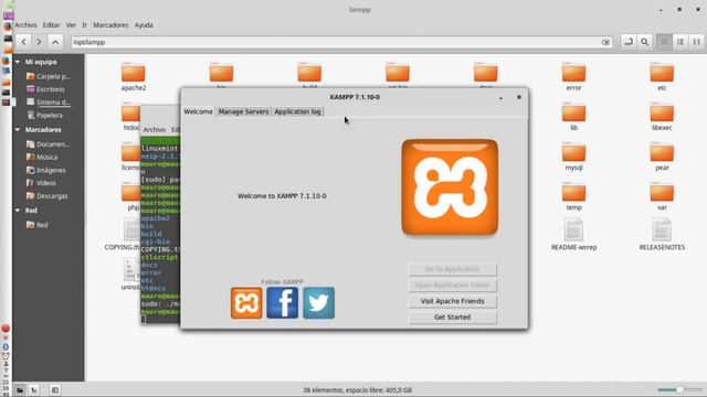COMO INSTALAR XAMPP 7.1.10-0 EN LINUX смотреть онлайн