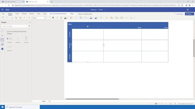 Creating swimlanes with Visio web смотреть онлайн