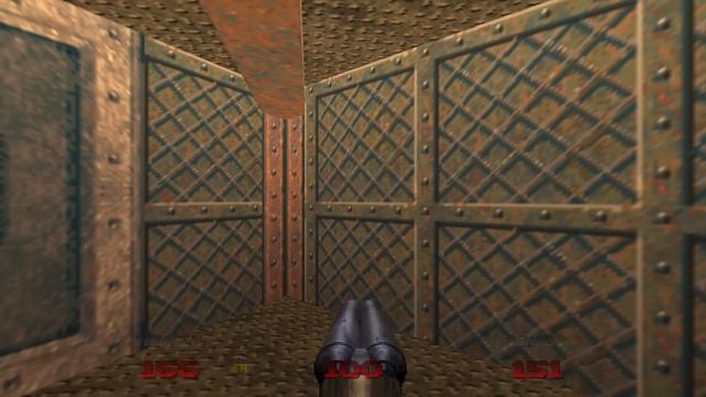 Doom 64 (100%) Walkthrough (Map05: Tech Center) смотреть онлайн