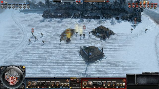 Company of Heroes 2 играем 1х1 - легендарный танк Т - 34 - 85 смотреть онлайн