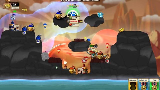 Cannon Brawl: All Medals Walkthrough. Mission 16.