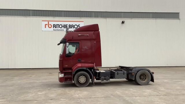 2008 Renault Premium 450DXi 4x2 Sleeper Truck Tractor I St Aubin, France Auction - 15 & 16 June смотреть онлайн