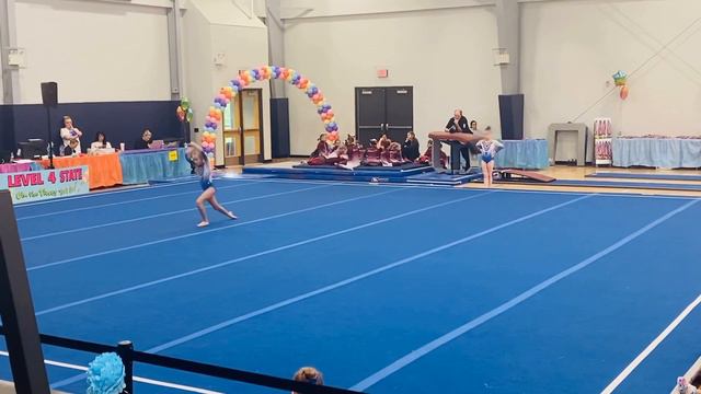 2022 level 4 States floor routine 9.9 🥇Alyvia R. 2022 PA Floor State Champion смотреть онлайн