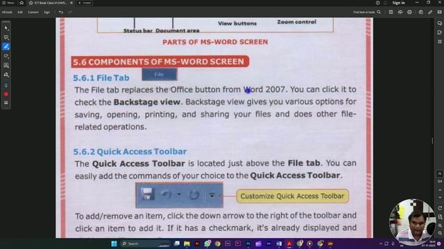 Starting of MS Word # Class VI OAV ICT Chapter 5 Part 2 смотреть онлайн