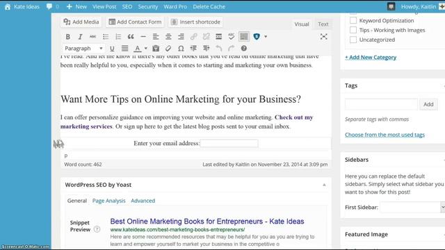 Use the Yoast WordPress SEO Plugin for Keyword Optimization смотреть онлайн
