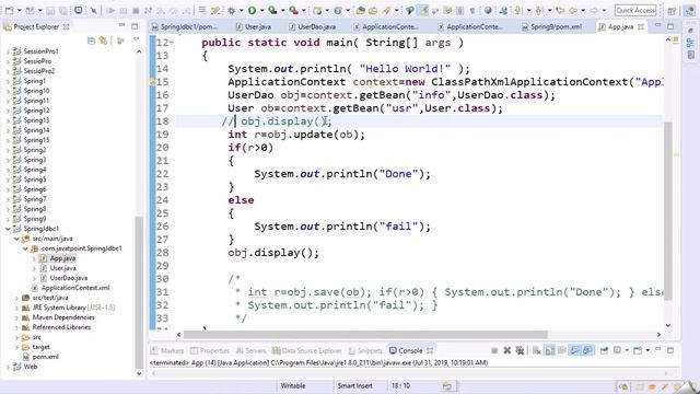 Spring Jdbc смотреть онлайн