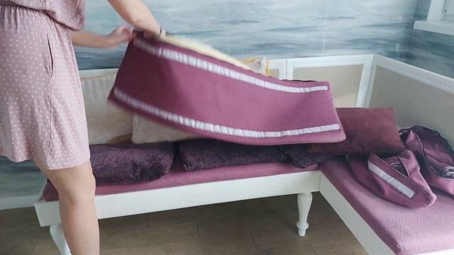 Вау!! Дождалась, новые чехлы на кухонный уголок? смотреть онлайн