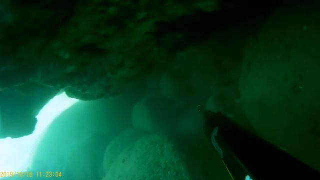 Подводная охота на Черном море. Абхазия. смотреть онлайн