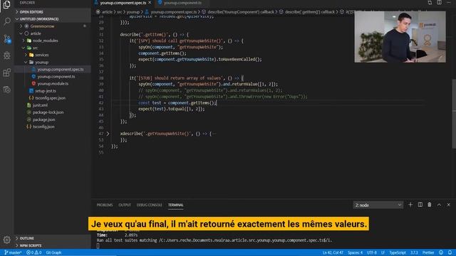 Spy, Stub et Mock en JavaScript ! смотреть онлайн