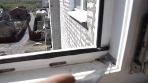 Протекает пластиковое окно