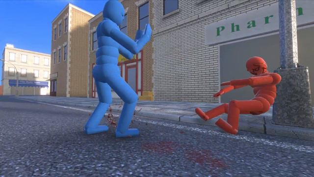 NPC bullies - NPC Fight with Active Ragdoll Physics смотреть онлайн