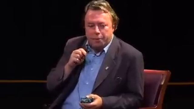 Hitchens delivers one of his best hammer blows to cocky audience member смотреть онлайн