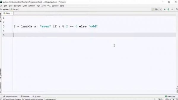 #61 Lambda even odd | Lambda | Python Tutorial for Beginners