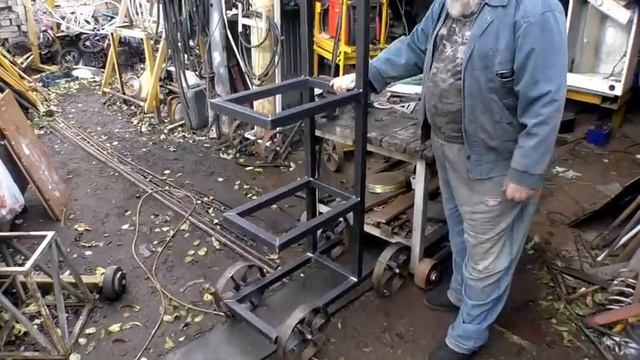 Сварочная тележка своими руками. Мобильный сварочный пост. смотреть онлайн