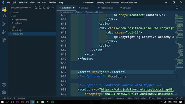 Responsive Scrolling Navbar - Slicing Design Figma to Bootstrap 5 || Web Company Profile Section #8 смотреть онлайн