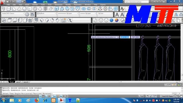 Mitt Cilegon Autocad 11 DETAIL WAREDROBE смотреть онлайн