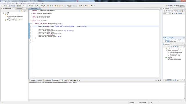[Tutoriál] Java GUI 5. díl смотреть онлайн