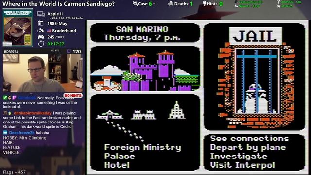 Where in the World Is Carmen Sandiego? (Apple II) game playthrough - Adventure Quest #246 смотреть онлайн