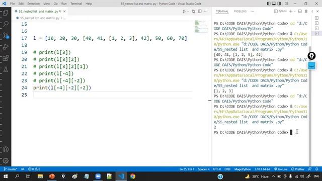 ?♂️ Nested List and Matrix in Python || Python By Surendra смотреть онлайн