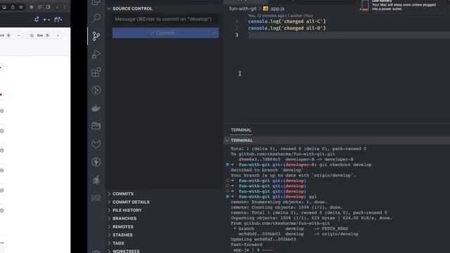 Become Ninja developer - git Branching, Play with Git rebase and Git Merge #06 смотреть онлайн