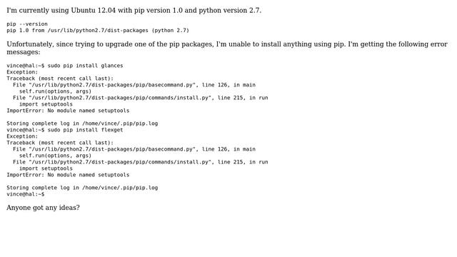 Ubuntu: sudo pip install error (2 Solutions!!) смотреть онлайн