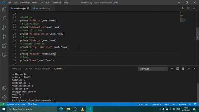 Integers and Floats in Python смотреть онлайн