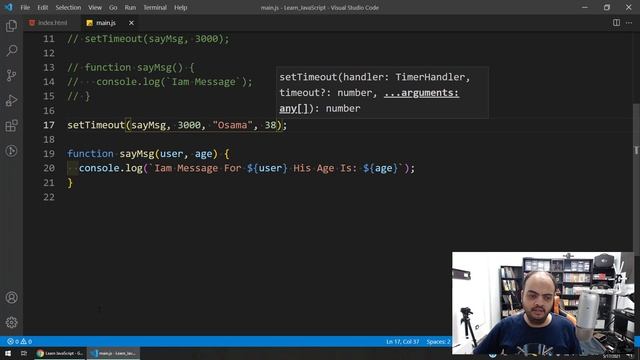 Learn JavaScript In Arabic 2021 - #104 - setTimeout and clearTimeout смотреть онлайн