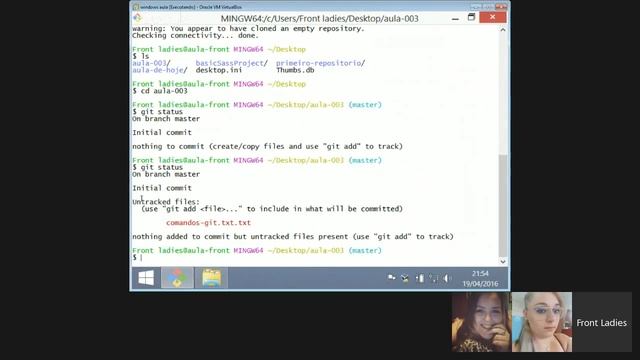 Curso front-end - Aula 003 parte 2 - Comandos git смотреть онлайн