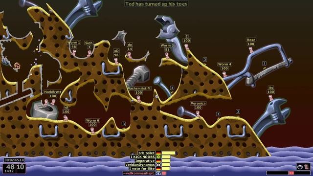 Worms Armageddon - 1 vs 30 Speed Run смотреть онлайн
