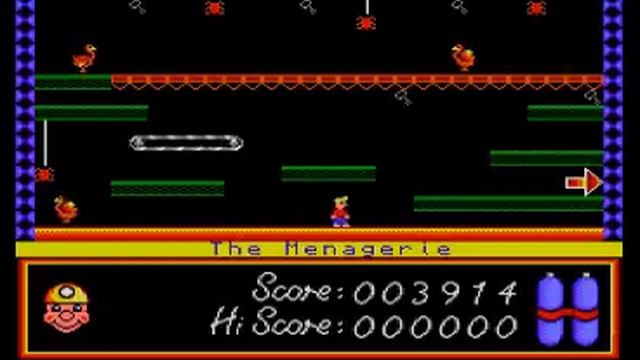SAM Coupe Manic Miner смотреть онлайн