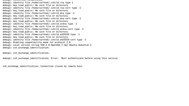 Ubuntu: ssh not working: Connection closed by remote host смотреть онлайн