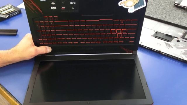 ASUS TUF FX504 Hard Drive Replacement With New WD Black NVMe SSD and Upgrade Memory. смотреть онлайн