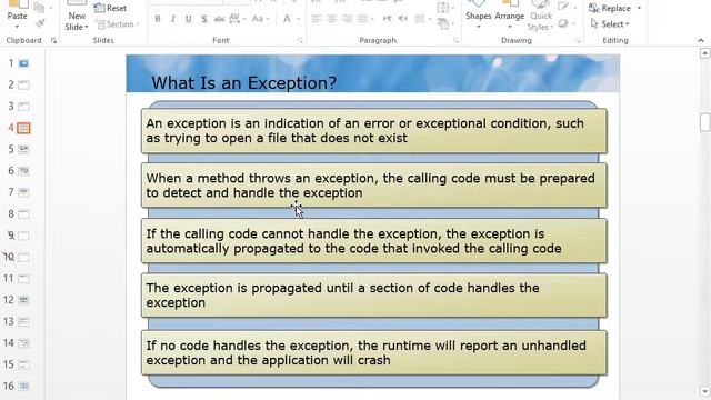 16 Handling Exception in VB смотреть онлайн