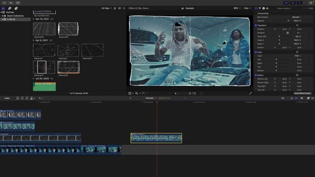 How to Create a Paper Rip Collage Transition in Final Cut Pro X смотреть онлайн