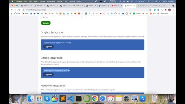 How to Connect an Overleaf Project on GitHub смотреть онлайн
