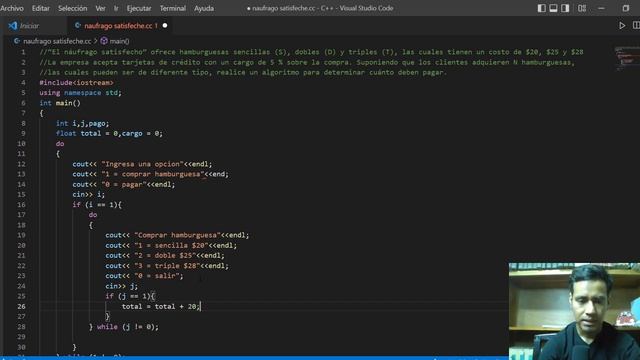 El naufrago satisfecho ofrece hamburguesas sencillas c++ смотреть онлайн