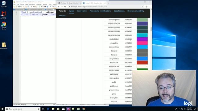 09 Introduction to CSS for Developers - Intro to Hexadecimal RGB Color смотреть онлайн