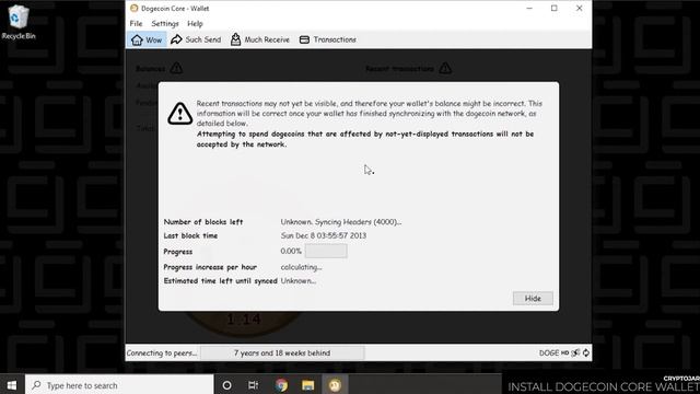 Dogecoin CORE Wallet For Windows (2021) | Doge Coin Wallet смотреть онлайн