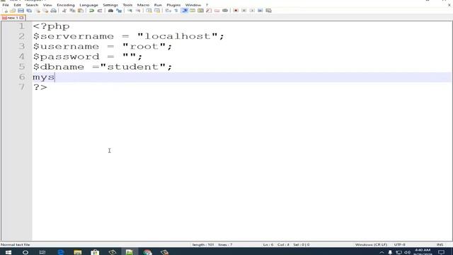 How to Create Connection with Database in PHP MySQL смотреть онлайн