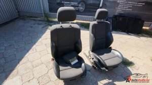 Замена передних сидений на Mitsubishi Pajero 1990 от BMW e46 в AS автостудия Алматы.