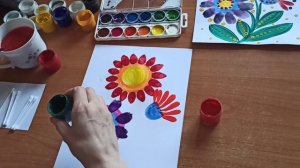 Волшебные цветы урок рисования