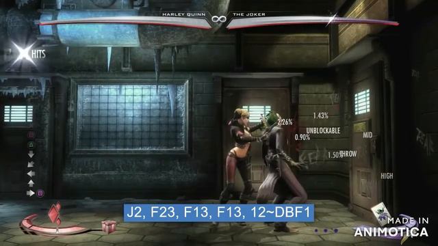 Injustice Gods Among Us - Harley Quinn Combo Guide смотреть онлайн