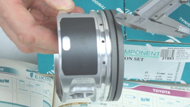 3RZ (2.7L) Toyota поршни Teikin 46312STD и 46312050. смотреть онлайн