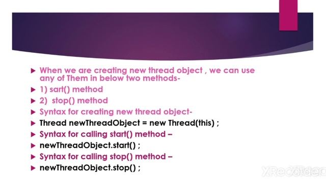 Thread life cycle in Java смотреть онлайн