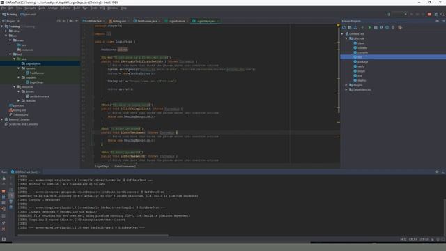 Selenium WebDriver with Cucumber, PageObject, TestNG, Reporting, Java, Junit Assertion смотреть онлайн