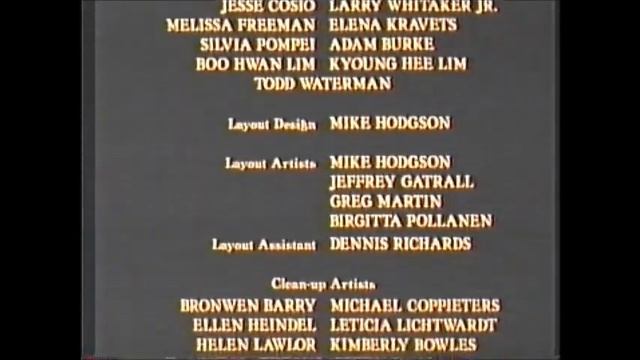 The Swan Princess: Escape From Castle Mountain (1997) End Credits (Cartoon Network 2004) смотреть онлайн