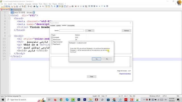 How to Remove a plugin using Plugins Admin in Notepad++ смотреть онлайн