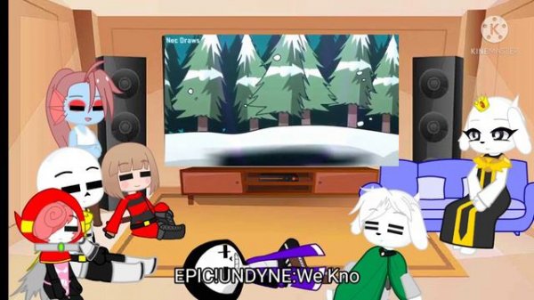 EPIC!TALE React To Dust!Sans Vs Epic!Sans